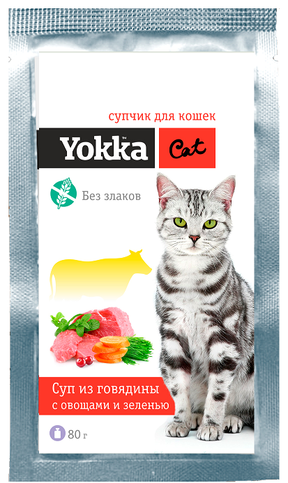 Корм для кошек YokkaCat Beef Soup