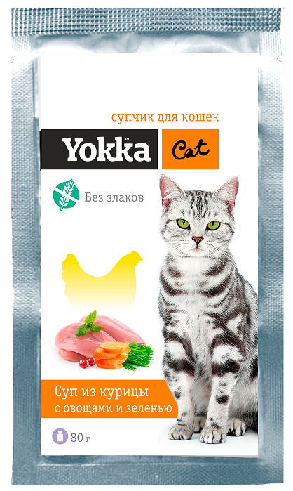 Корм для кошек YokkaCat Chicken Soup