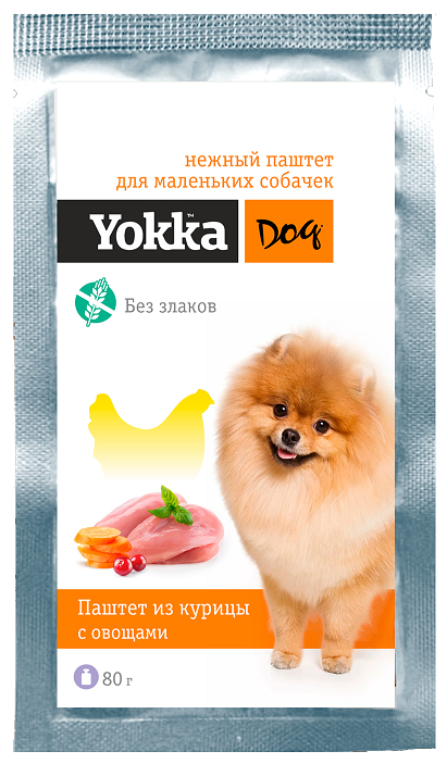 Гипоаллергенный корм для собак YokkaDog Chicken