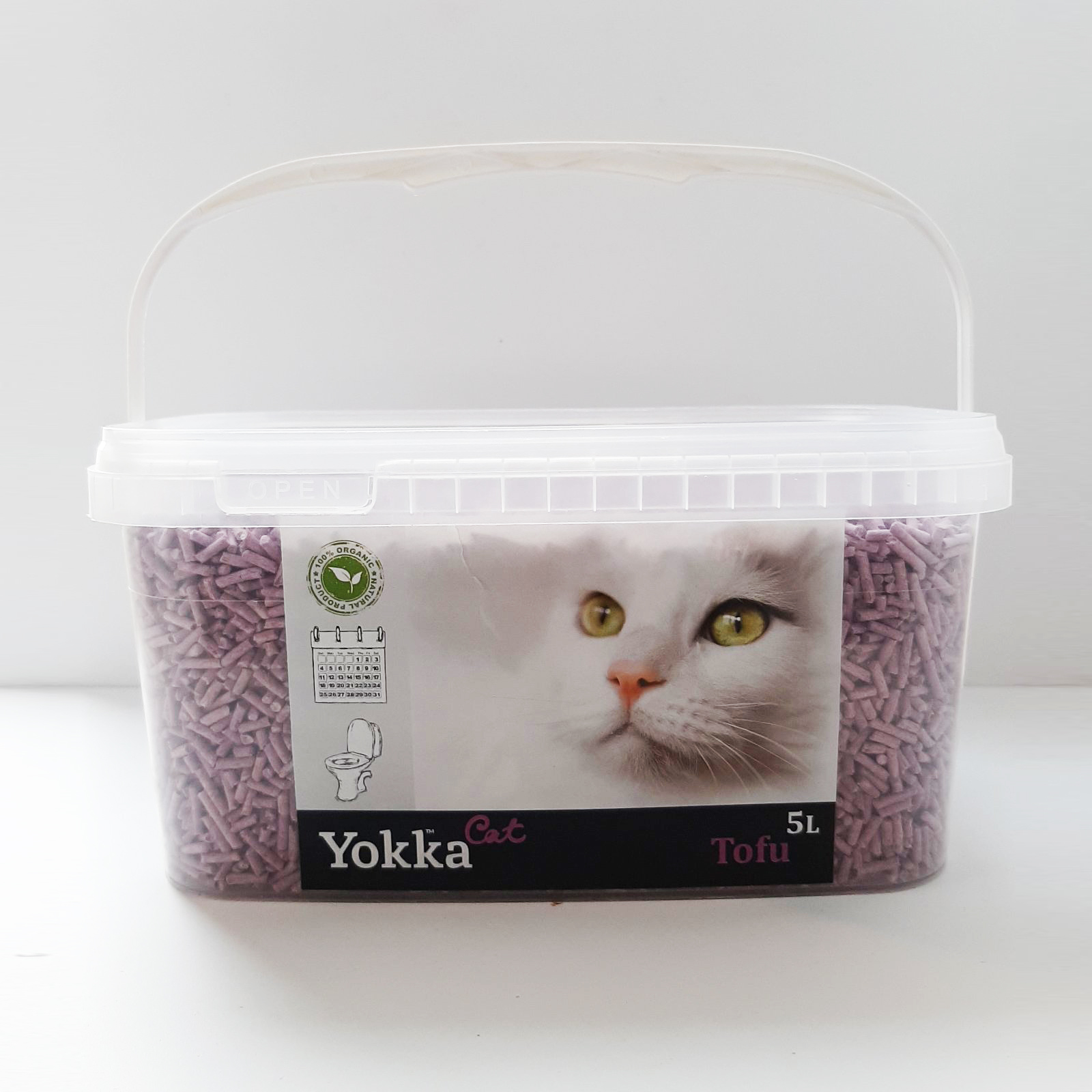 Растительный наполнитель для кошек YokkaCat Tofu Лаванда